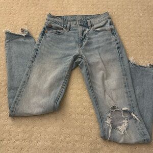 American Eagle ripped jeans